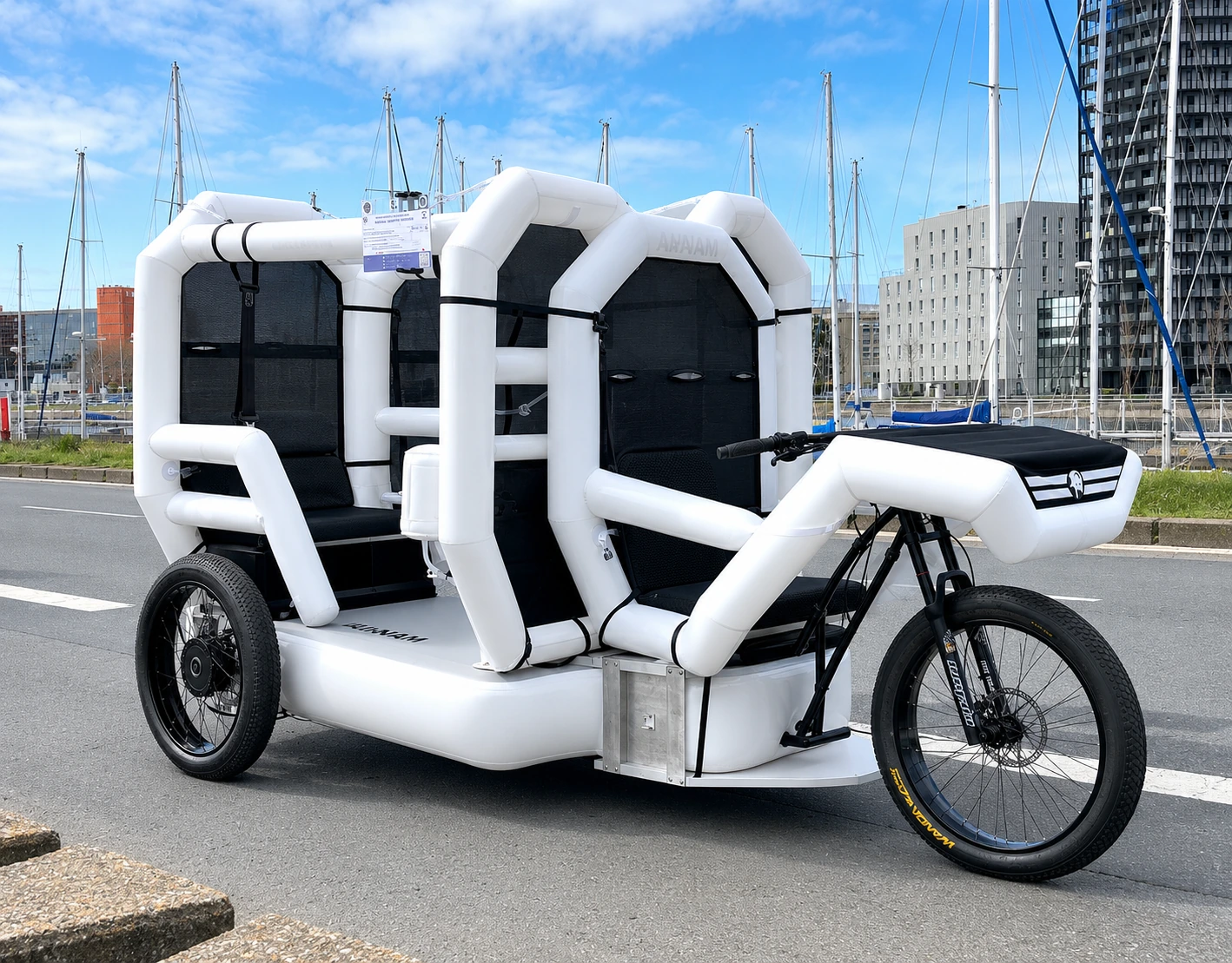 Complex dropstitch inflatable structure - technical product AQ-Tech