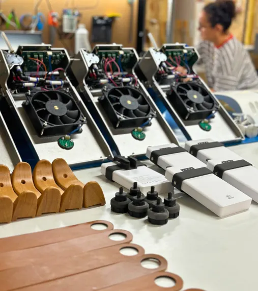 AQ-Tech pre-series manufacturing workshop