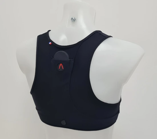 AQ-Tech smart textile monitoring sports bra
