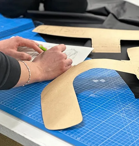 Technical textile prototyping and pattern making
