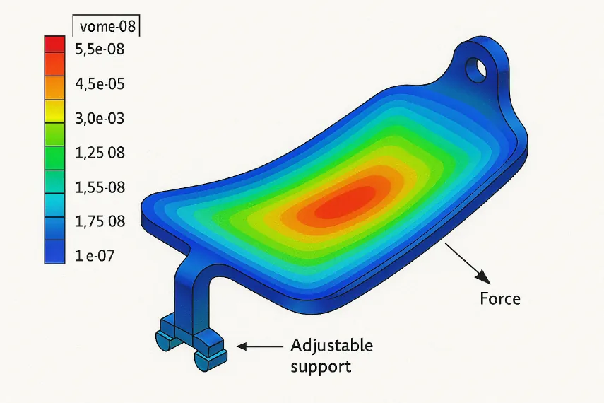 Mechanical FEA simulation and strength analysis