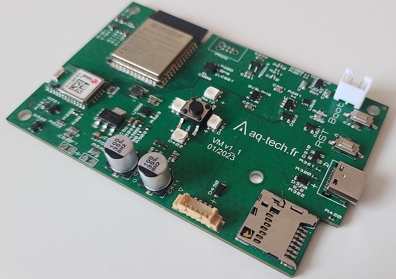 PCB assembly example on a production line