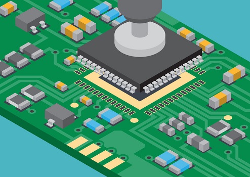 Automatic placement of SMD components