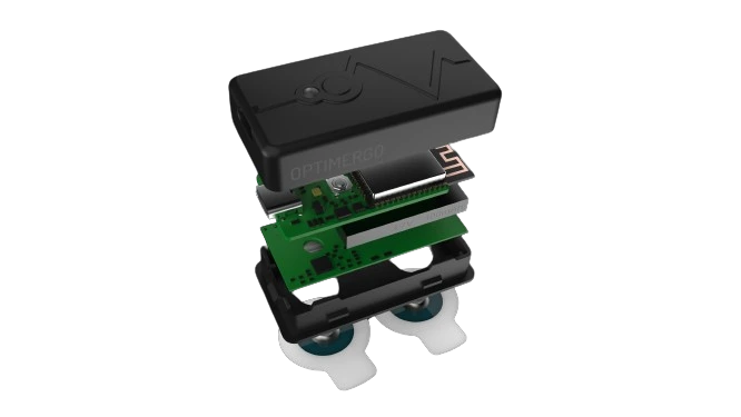 Exploded view of Optimergo sensor